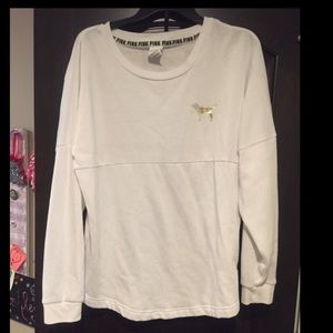 PINK Oversized Long Sleeve Shirt